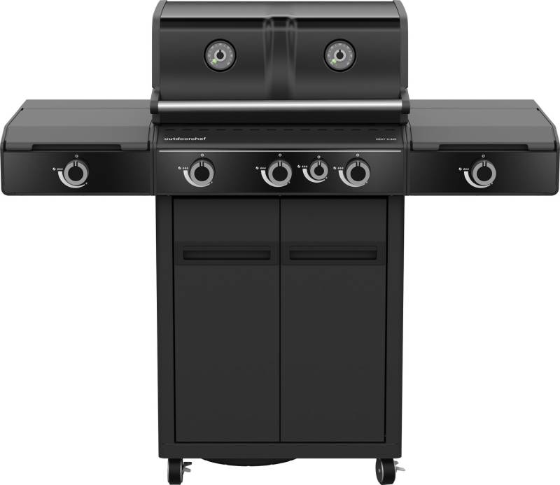 Outdoorchef Gasgrill - Grillstation HEAT X-345 RB mit Blazing/Cooking Zone, Heckbrenner und HEAT Regulator - NEU